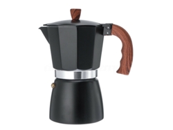 300 ml Cafetera italiana Espresso Cocina Cafetera Cafetera Percolator Pot Moka Coffee Pot Negro Café Jarras de café