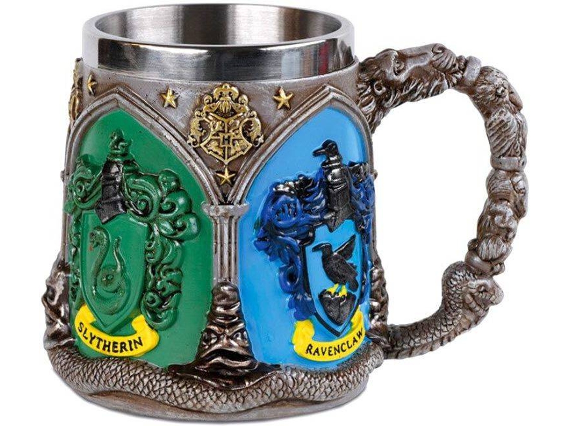 Taza PYRAMID Harry Potter: Hogwarts Houses 350 ml Gris