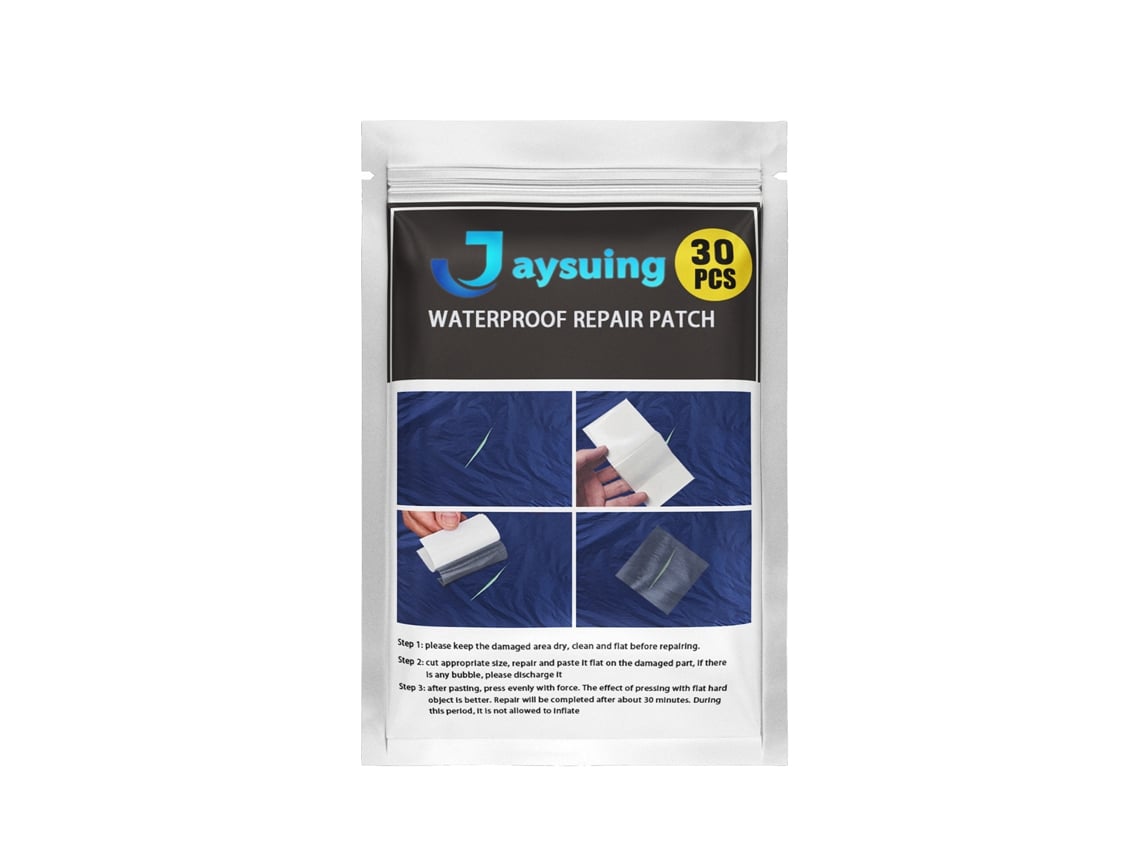 Kit de reparación de colchones de aire textiles impermeables (30 piezas)