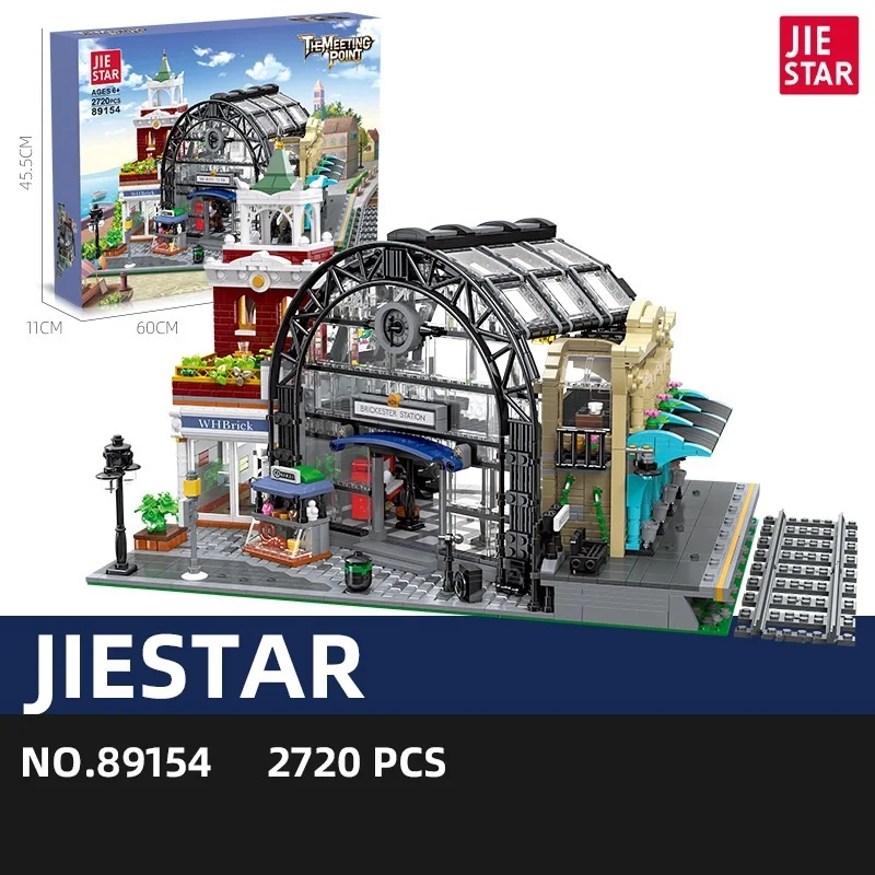 Serie De 2720 Escenas Callejeras Con Modelos De Intersecciones Ferroviarias Y Edificios De Estaciones.