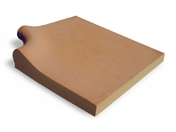 Borde Remate De Piscina De Hormigón Palet Completo 40 Unidades / Esquina Interior 40x33 Cm / Terracota