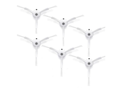 6 cepillos laterales compatibles con Xiaomi Roborock S6, S6 Pure, S5, S5 Max, S4, E4 y E20.