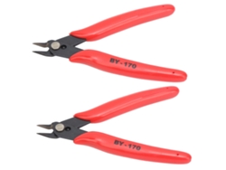 Alicates Pelacables Diagonales, Acero Al Carbono, 2 Piezas, Herramienta De Corte Ligera, 158 G
