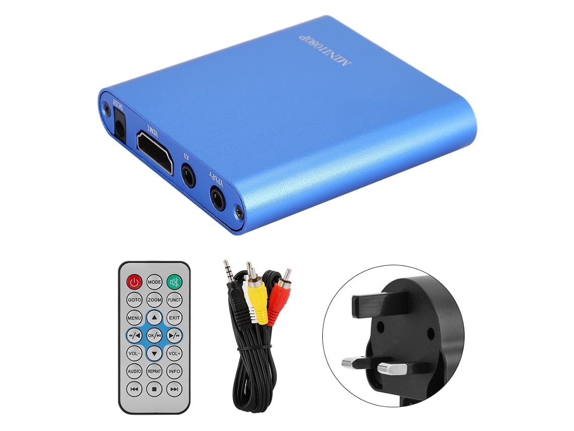 Reproductor multimedia digital 1080p HDMI Disco duro Decodificador