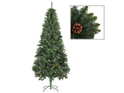 Árbol de Navidad VIDAXL Verde (210 cm)