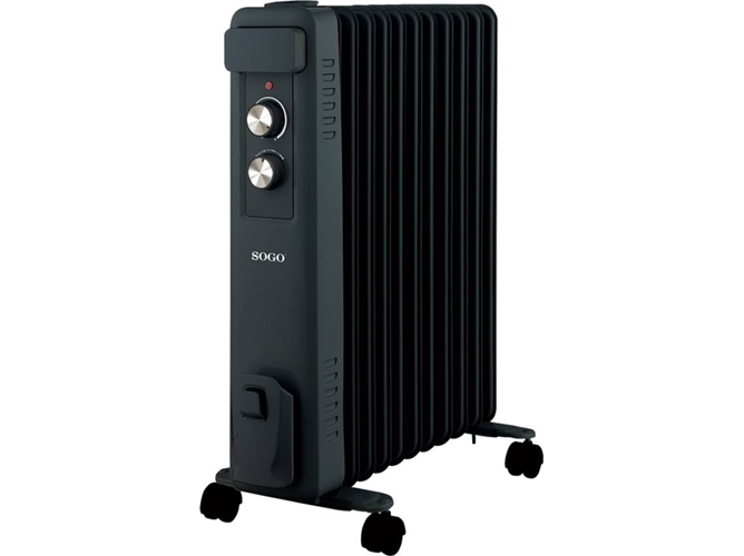 Radiador De Aceite 3 configuración 1000w 1500w y 2500w. sogo calss18465 oil heater 11 2500w 2500