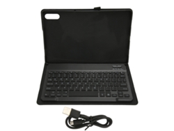 Teclado para tablet (conexión magnética y Bluetooth, iluminación RGB)