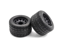 Neumáticos Con Llantas Para Coches Rc (4 Unidades) Para Repuesto En Coches Rc A Escala 1/10 Losi Hsp Traxxas