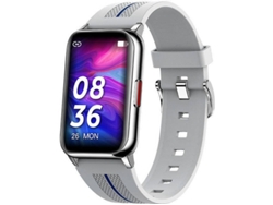 Pulsera inteligente impermeable con control táctil y detección de frecuencia cardíaca, compatible con el sueño Bestvite (gris)