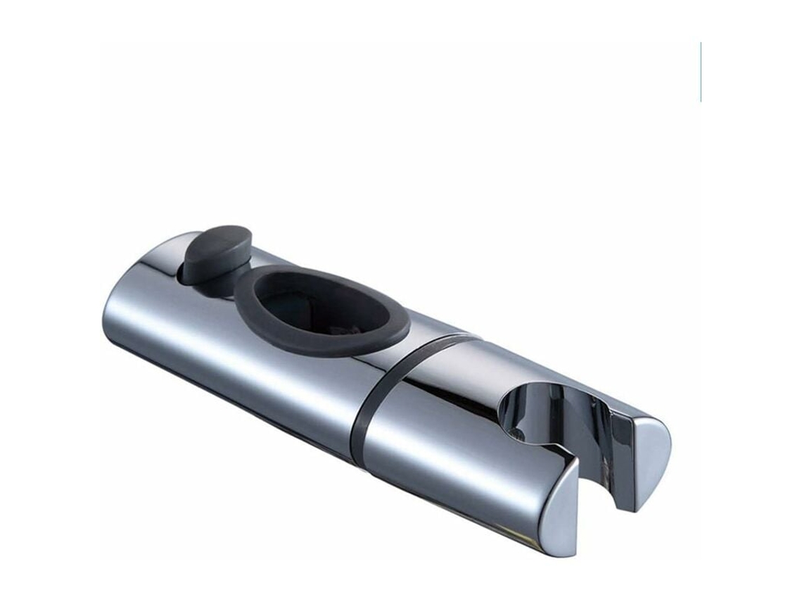 Soporte de cabezal de ducha ovalado ajustable, cabezal de ducha de mano de sujeción firme con plástico de grado de ingeniería, superficie cromada para reemplazo de baño
