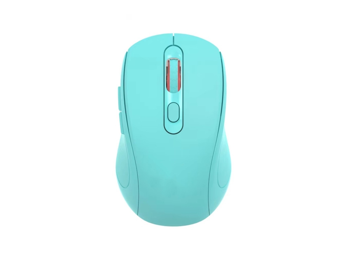 Ratón inalámbrico Yizhood W 718 2.4G, silencioso, recargable, Bluetooth, para juegos de PC y portátil, 1600 dpi, color azul