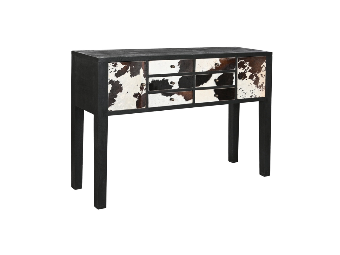 Consola Mango Piel Vaca 135x40x94cm