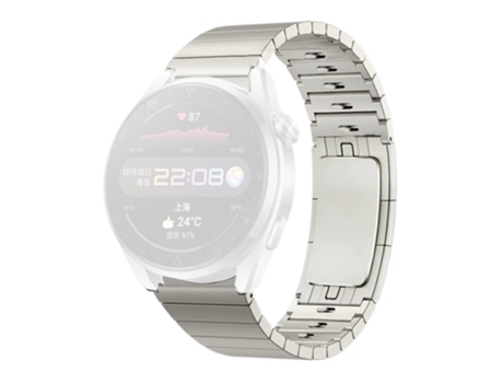 Correa de acero inoxidable 22mm liberación rápida para Huawei Watch GT 2 Pro Porsche - plata