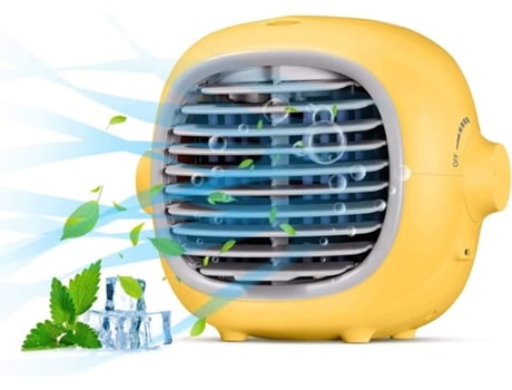 Ventilador Refrigerador de espacio de escritorio silencioso de aire acondicionado portátil evaporativo portátil con USB recargado