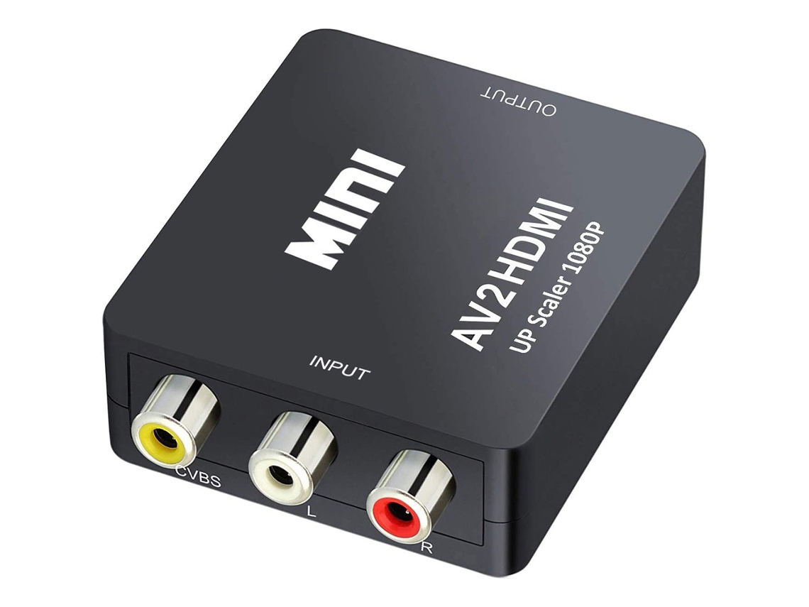 HYMNORA Convertidor compuesto a HDMI, uso integral, que libera todo el potencial de sus dispositivos heredados con una integración HDMI perfecta