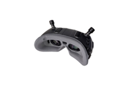 Negrowlyl Máscara Ojos Para Auriculares Fpv Placa Facial Almohadilla Algodón Antifugas Luz Esponja Suave Delgada Walksnail Avatar Hd X