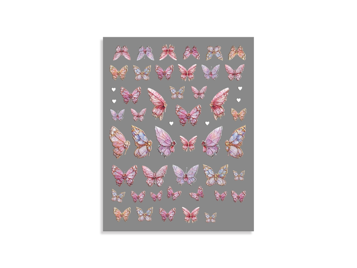 Pegatinas decorativas de mariposas para uñas