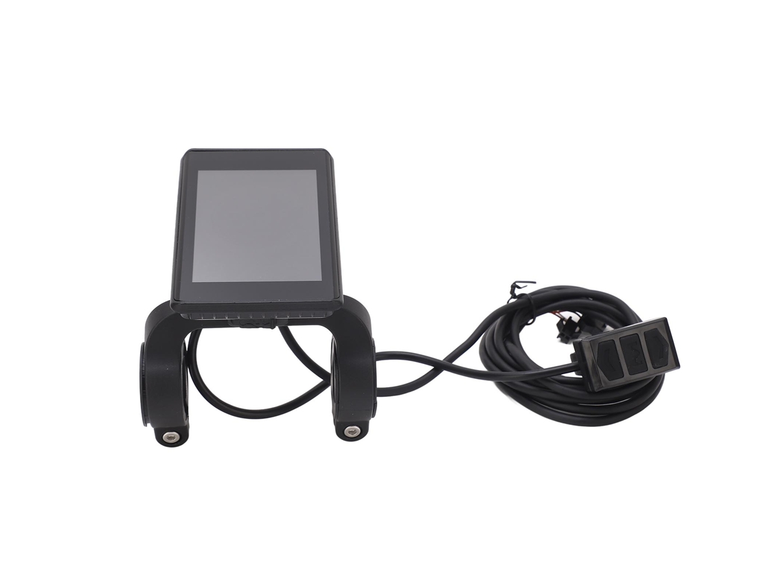 Vlrla-display Lcd Para Bicicleta Eléctrica 24v 36v 48v 60v Con Interfaz De Farol Cable 5p 2p