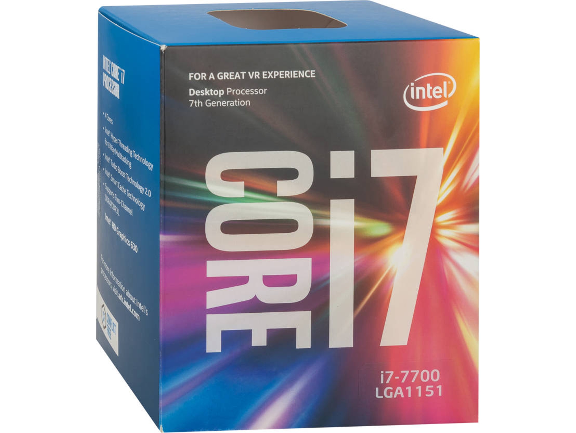 Procesador INTEL Core i7-7700 (Socket LGA1151 - Quad-Core - 3.6 GHz)