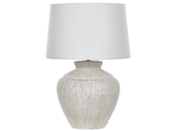 Lámpara de mesa BELIANI Caine de Cerámica Blanco 40x40x60