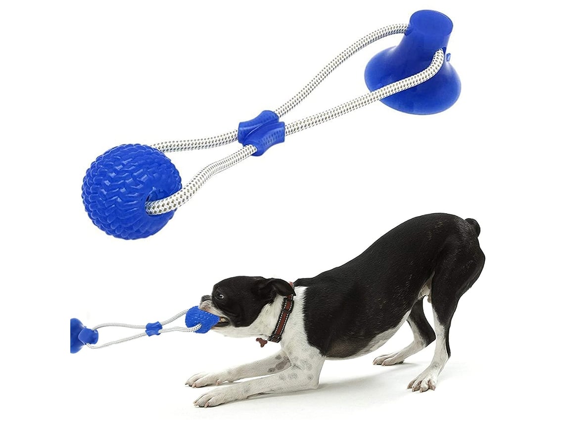 Ventosa Para Perro Juguete Para Denticion Mordedor Para Mascotas Juguete Multifuncional Interactivo Duradero ELKUAIE Worten.es