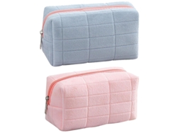 Bolsa de maquillaje para niña Tommy01, terciopelo azul