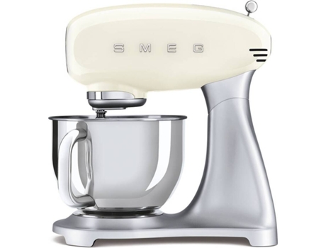 Batidora con bol SMEG Anni 50 SMF02CREU (4.8 L - 800 W - 5 accesorios)