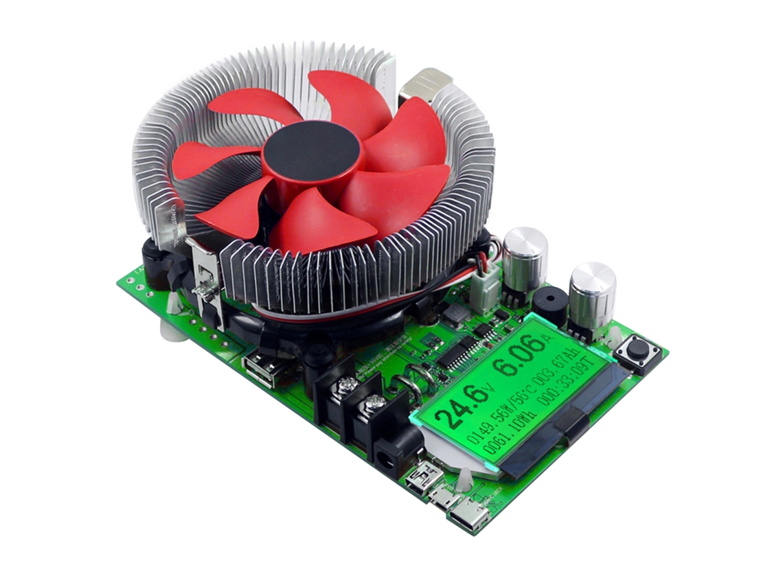 Comprobador De Carga Eléctrica De 150 W Y 20 A Con Pantalla Lcd Digital, Medidor De Capacidad De Batería, Voltímetro Y Amperímetro.