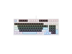 Teclado mecánico ruso auténtico, teclado ruso para juegos, teclado ruso con cable, intercambiable en caliente Everley891
