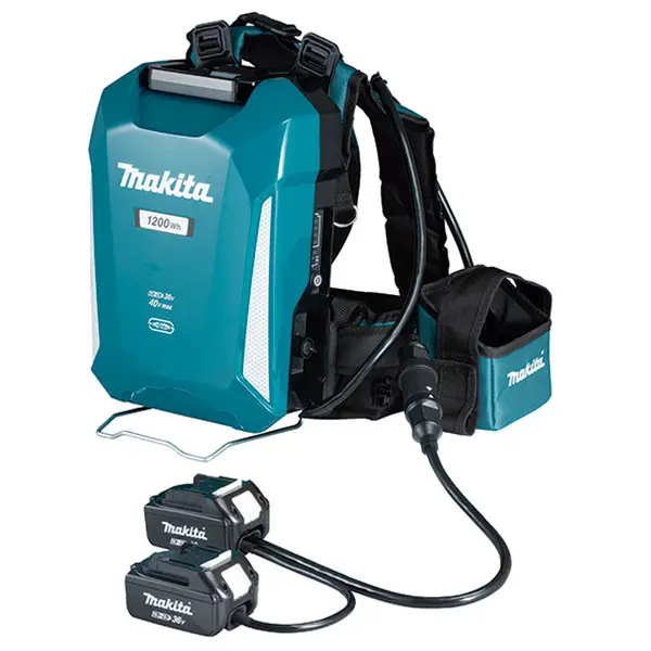 Batería Mochila 18Vx2 y 40V 1200Wh 33.5Ah Adaptador 18V MAKITA Pdc1200A01