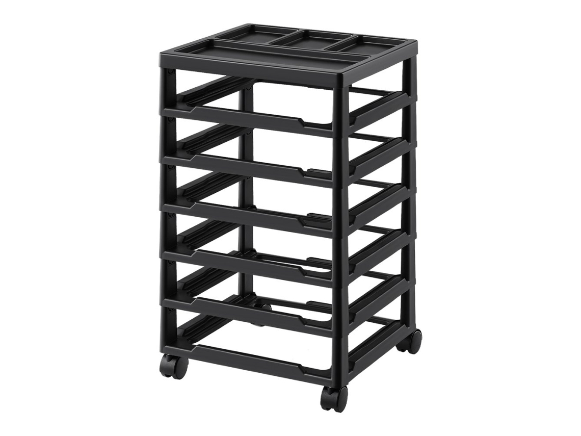 Juego de organizador con ruedas y estantes Tekmaquinas