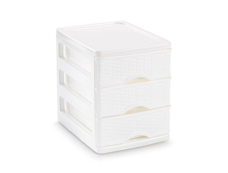 Caja de Ordenación PLASTIC FORTE (17 x 13.5 x 17 cm - Plástico - Multicolor)