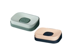 Soporte para jabón con bandeja de drenaje, montaje en pared, 2 uds. RNEMITERY