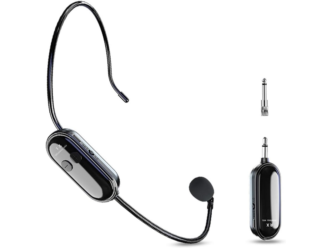 Micrófono Con Cable De 2,4 Ghz, De Mano Y Con Auriculares, Para Profesores E Instructores De Fitness.
