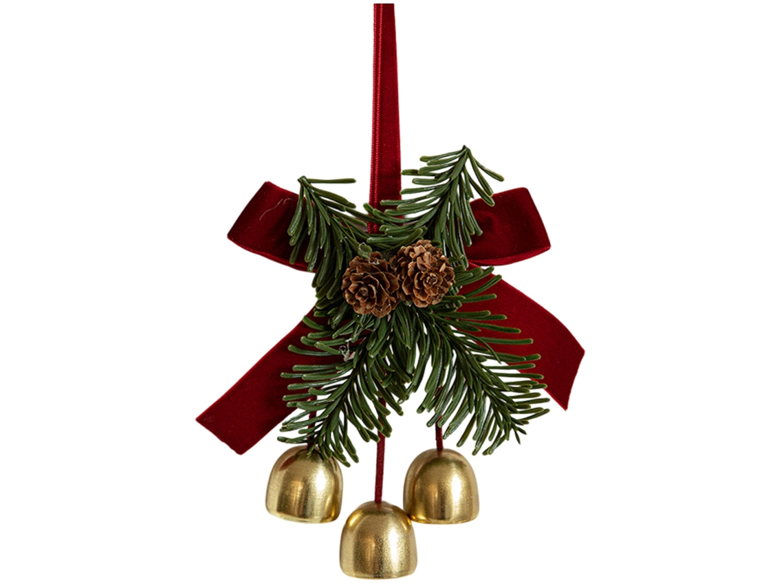 Guía navideña – Campanas navideñas colgantes para decoración de puertas RNEMITERY