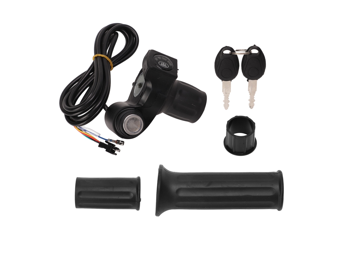 2026-mango Throttle Grip 4 Luces Media Cerradura Para Bicicleta Eléctrica Y Patinete Eléctrico 48v Accesorios