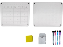 Juego De 2 Pizarras Magnéticas De Borrado En Seco Para Refrigerador/calendario