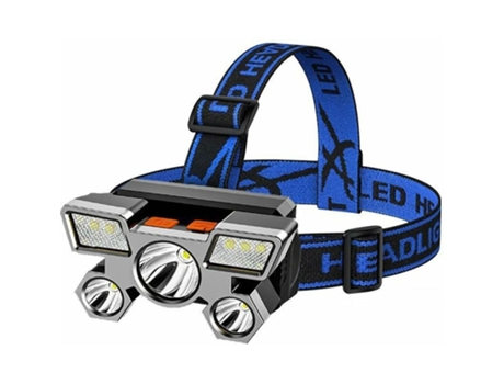 Linterna frontal recargable, linterna de 7 LED, linterna frontal recargable por USB, súper brillante, 4 modos de trabajo, linterna frontal impermea...