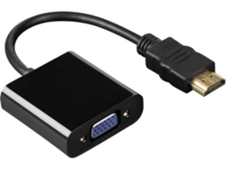 Adaptador HAMA (HDMI para VGA con Audio - Hembra-Macho)