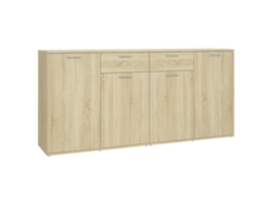 Aparador VIDAXL Marrón Madera contrachapada (160x36x75 cm)