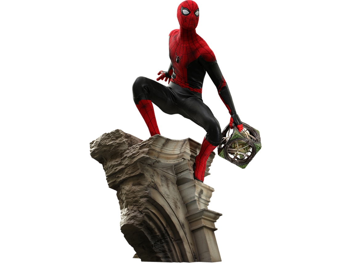 Figura Hot Toys MMS625 - Marvel Comics - Spider Man No Way Home - Spider Man Battling Version