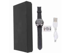 Reloj Recargable Usb Para Encendedor De Cigarrillos, Diseño Sencillo Y Elegante, Regalo Ideal.