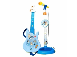 Guitarra Infantil BLUEY Regulable Micrófono 60x30x17 mm