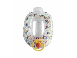 Flotadore Infantil Hinchable BIGBUY FUN Barca Transparente Arcoíris (Edad Mínima Recomendada: 3 años)