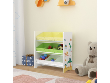 Organizador [EN.CASA] (Multicolor - Aglomerado, Tela - 59,5 x 62 x 29,5 cm)
