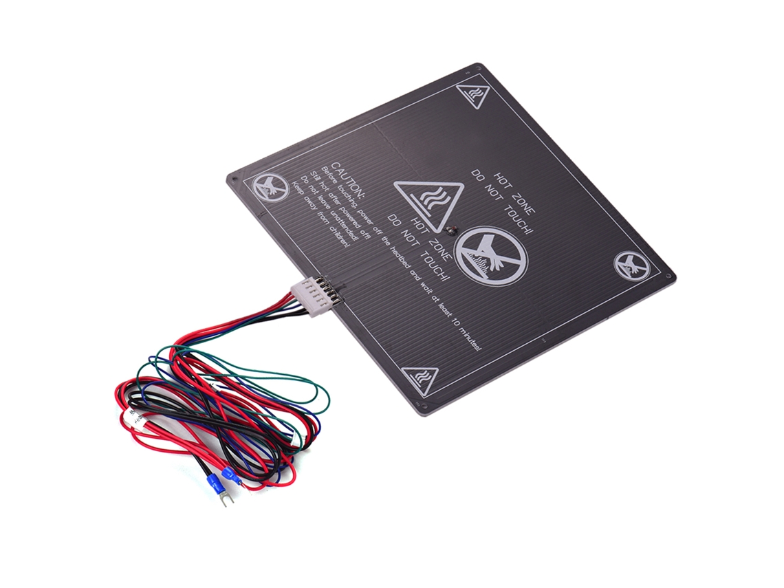 Placa De Aquecimento De Cama Quente Para Impressora 3d Anet A8 A6 A2 Tronxy P802m 220x220x3mm Alumínio 12v