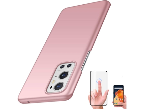 Kit Carcasa Y Protector Oneplus 9 Pro Turtleshell Rosa