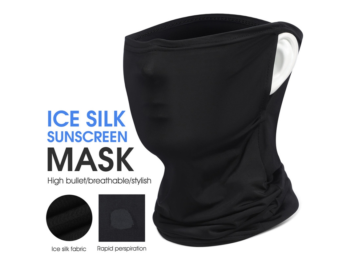 Máscara Facial De Seda De Hielo Antisudor Y Antisolar Para Ciclismo Y Motociclismo, Cubierta Facial Interior Para Casco