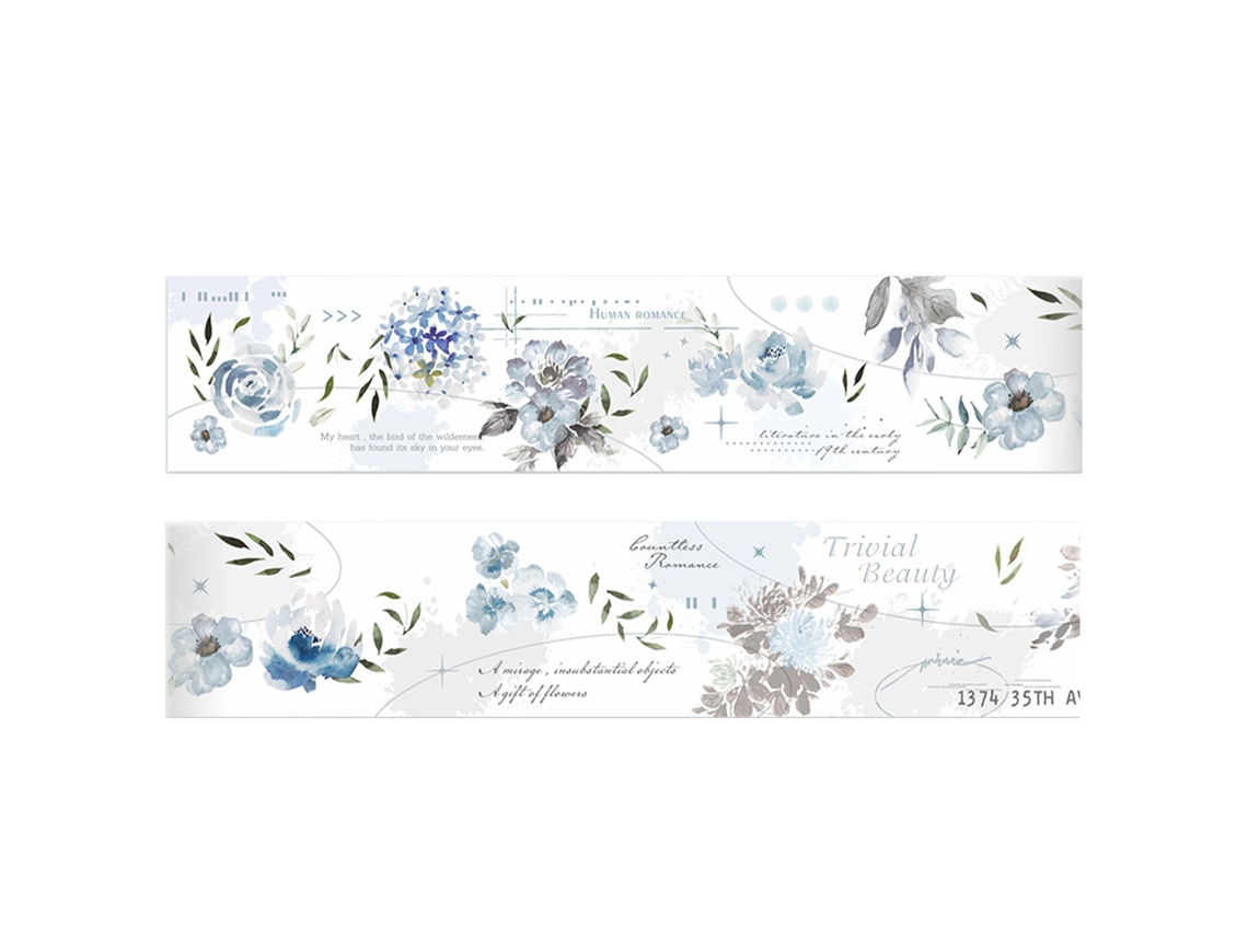 Rollos De Pegatinas Scrapbook Con Flores Decorativas Para Diarios Y Álbumes De Fotos
