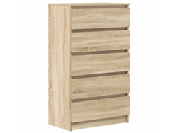 Maison Exclusive - Cajonera De Madera Contrachapada Roble Sonoma 60x36x103 Cm